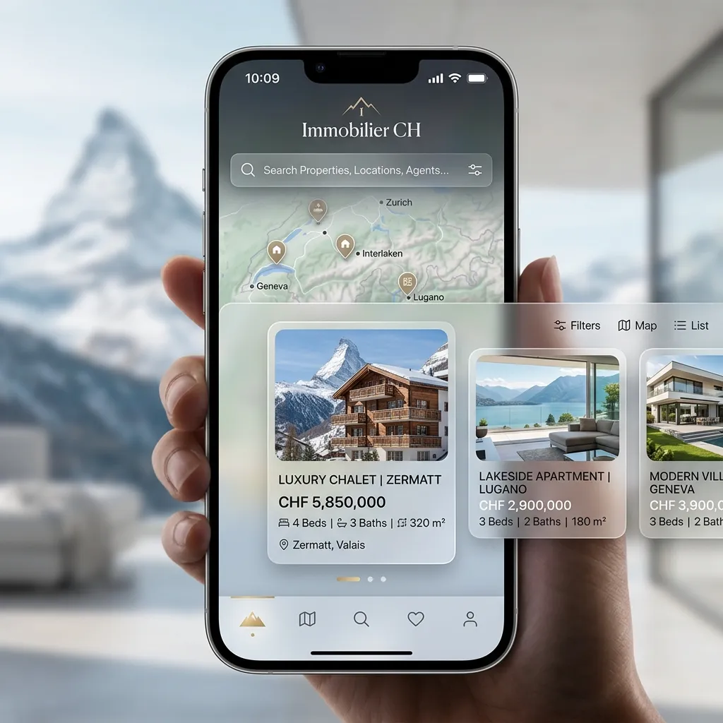 Immobilier CH Luxury Interface